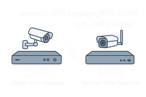 تفاوت DVR و NVR در سیستم‌های مداربسته