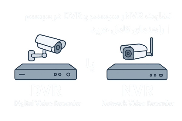 تفاوت DVR و NVR در سیستمهای مداربسته