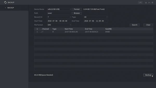 بکاپ دوربین مداربسته داهوا|doorbin247.com