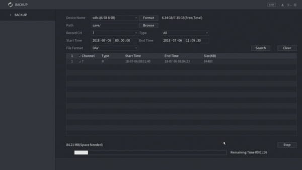 بکاپ دوربین مداربسته داهوا|doorbin247.com