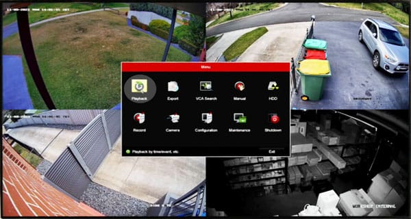 تصویر بکاپ دوربین مداربسته هایک ویژن|doorbin247.com