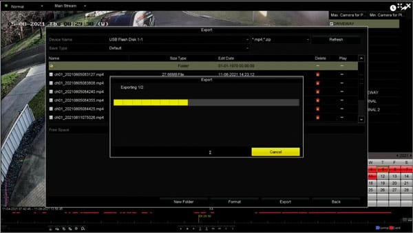 تصویر بکاپ دوربین مداربسته هایک ویژن|doorbin247.com